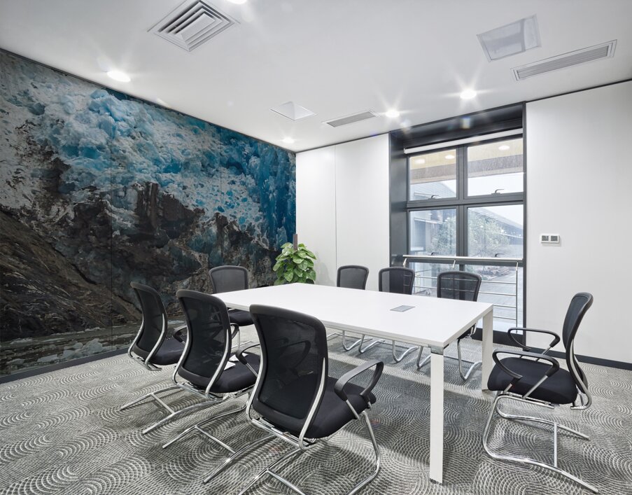 Glacier Wall Printing