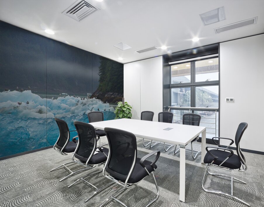 Alaskan Blue Wall Printing