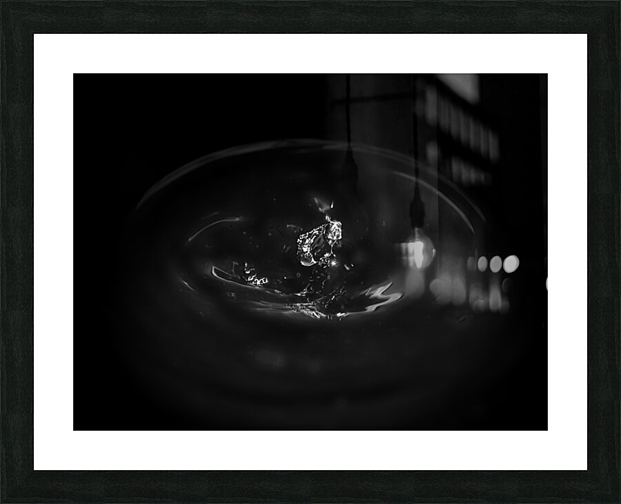 B&W Splash Picture Frame print