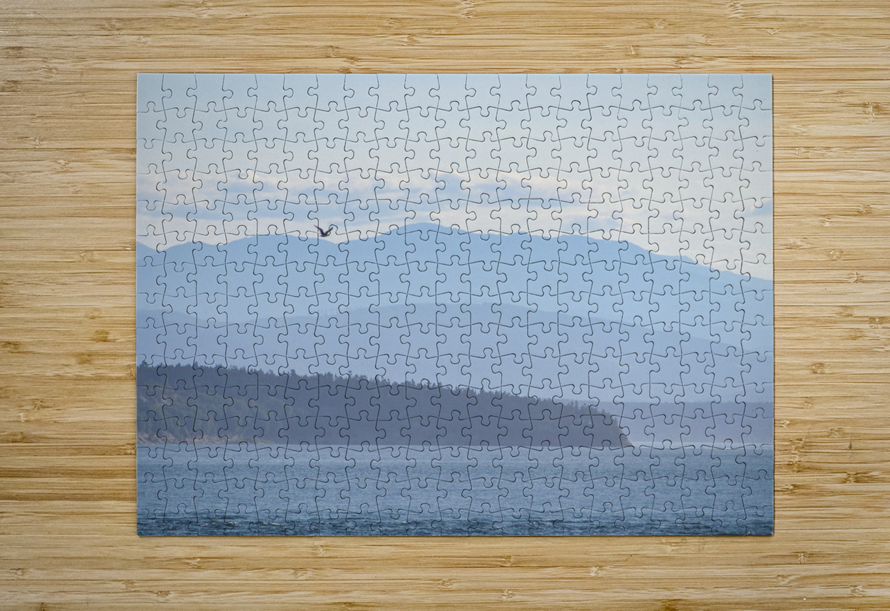 Layers of Blue Buchko Photography Puzzle printing