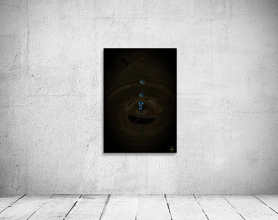 Blue Drops Wall Preview