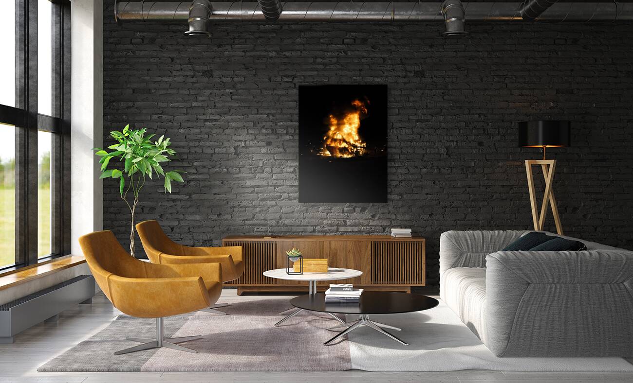 Burning Cars Reproduction