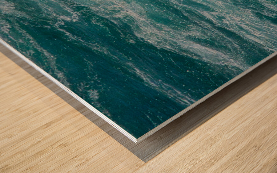 Colors of Water Wood print