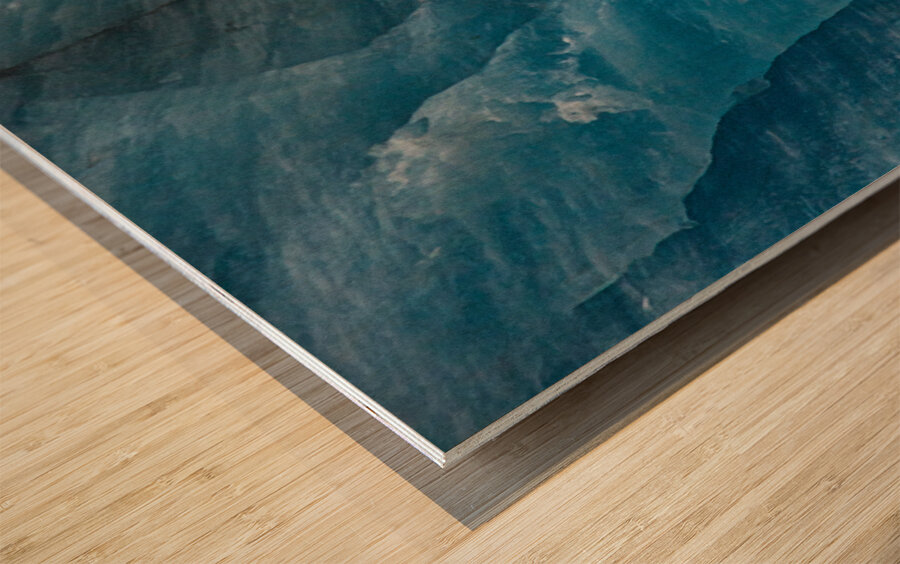 Glacial Colors Wood print